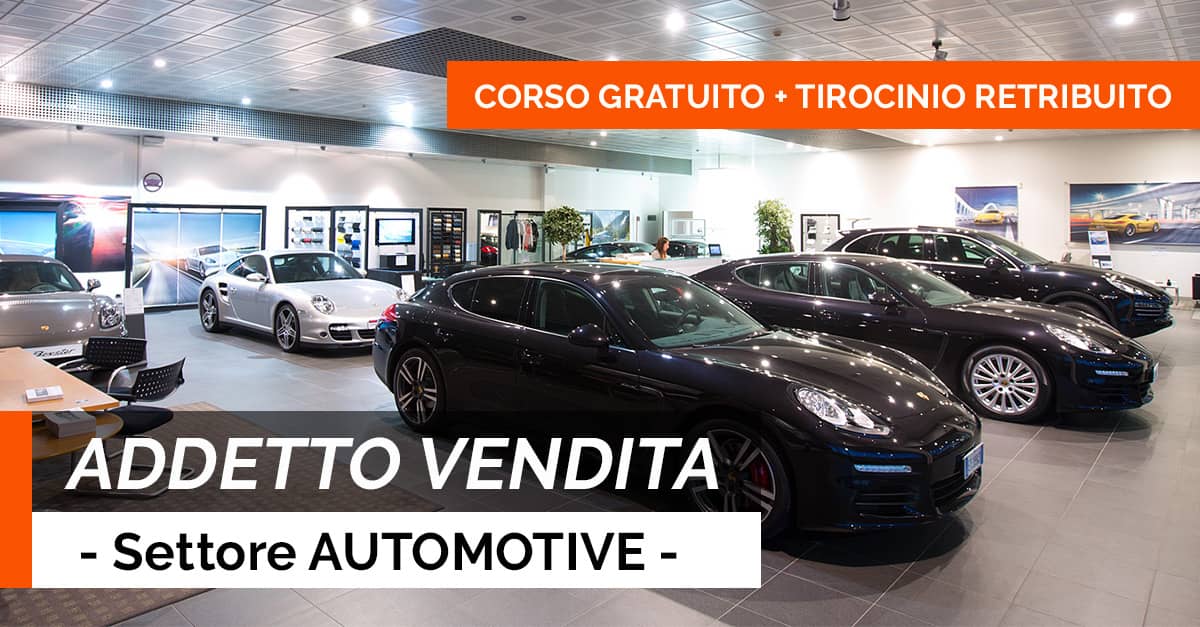 Corso gratuito in addetto alle vendite
